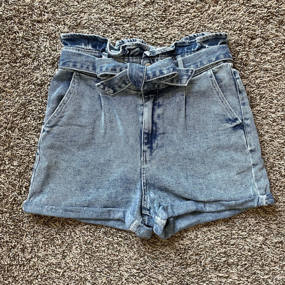 Wild fable denim paperbag shorts